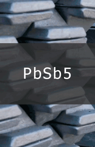 Свинцово-сурьмянистые сплавы PbSb5 