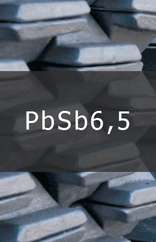 
                                                            PbSb6,5 PbSb6,5 в чушках ГОСТ 1292-81