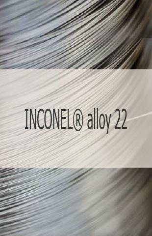 
                                                            Жаропрочная проволока INCONEL® alloy 22 Жаропрочная проволока INCONEL® alloy 22 